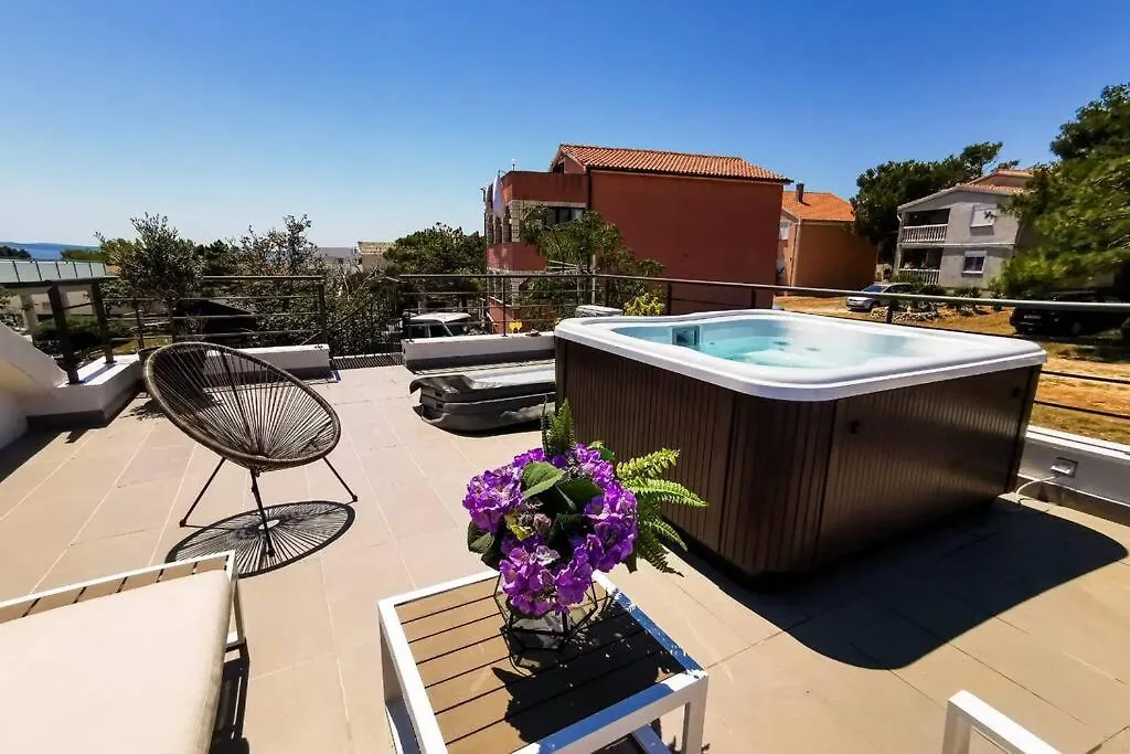 House Diana - Heated Swimming Pool And Jacuzzi Villa Vir Croatia
