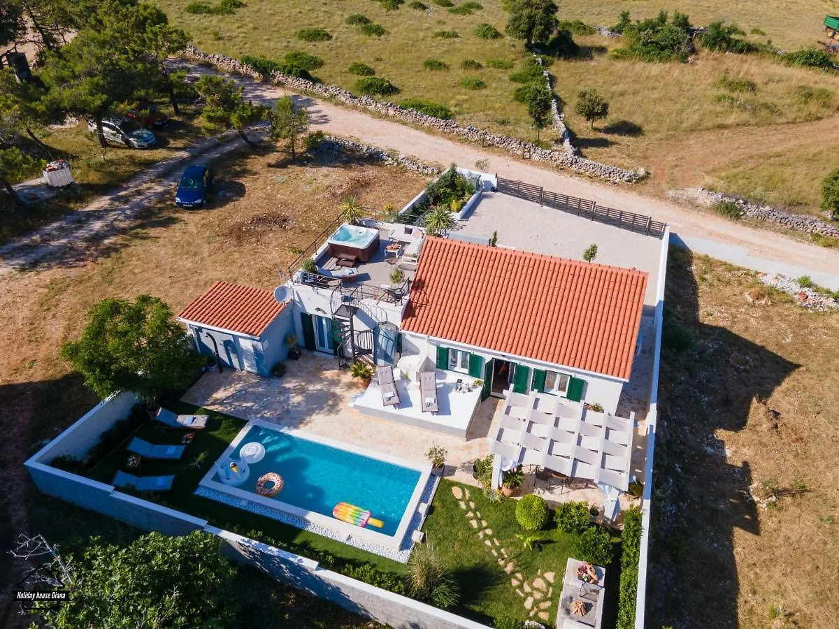 House Diana - Heated Swimming Pool And Jacuzzi Villa Vir Croatia
